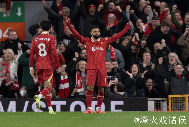 英超-加克波破门萨拉赫点射 利物浦2-2曼联
